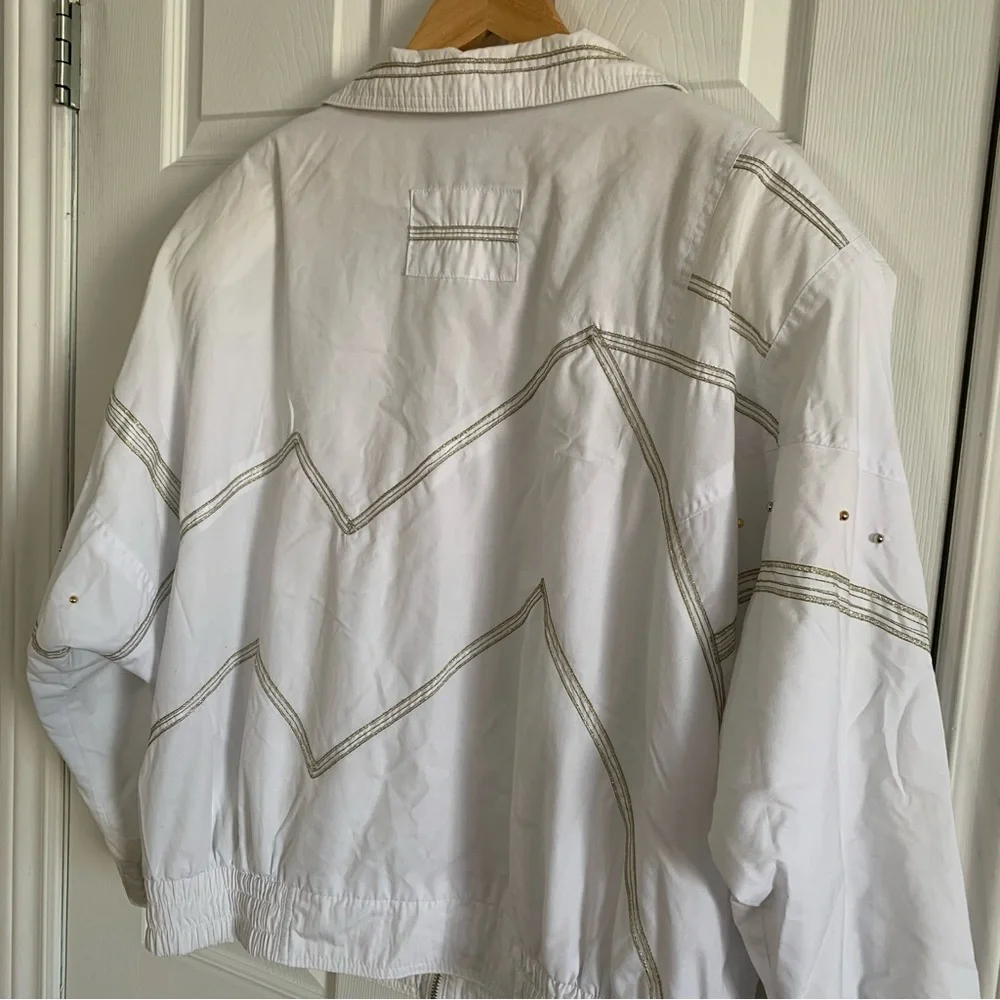 Vintage 80s Western Bomber Style Windbreaker Jacket - Picture 10 of 16